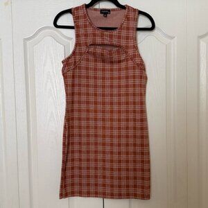 Plaid Sleeveless Dress